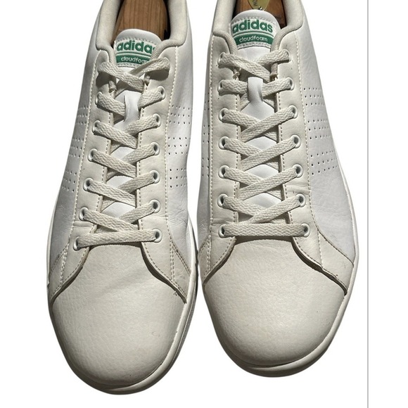 Adidas Cloudfoam Advantage White Sneakers Size 14 Mens Memory Foam AW3914 1Y3001 - Picture 10 of 10